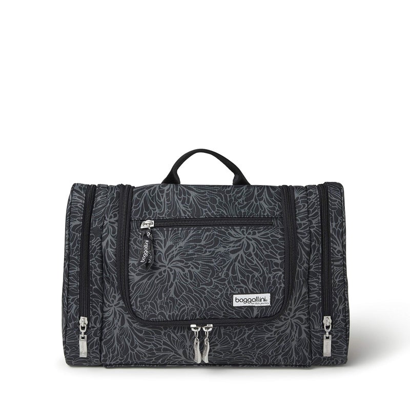Baggallini unisex adult Travel Accessory Toiletry Kit, Midnight Blossom, One Size US - Image 4